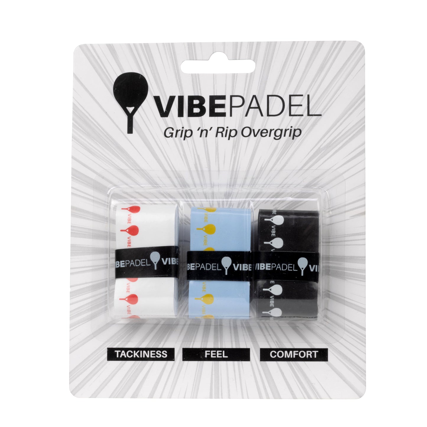 Black Vibes Pack padel overgrip